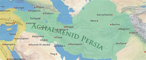 Achaemenid Empire Map – Kam Austine