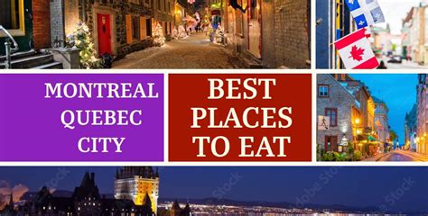 Best Places Eat Montreal Quebec City - Travel Blog