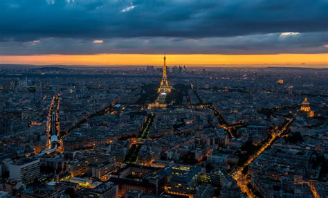 Paris skyline.