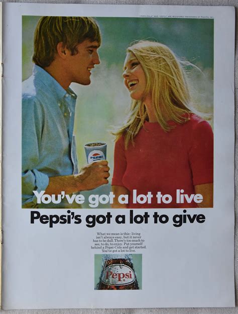 1970 PEPSI Advertisement Vintage Pepsi Co Retro Decor Wall Art Consumer Magazine - Etsy | Pepsi ...