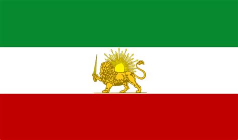 Historical Iranian Lion & Sun Flag : r/vexillology