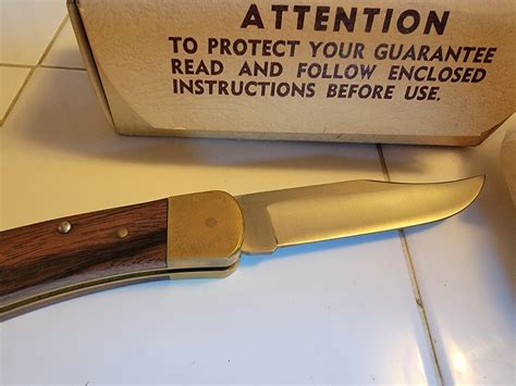 Buck Knives Vintage 110 With Box And Paperwork - New - Never Used Or ...