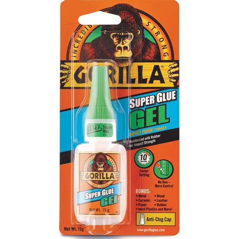 Gorilla Super Glue Gel 15g | Wilko