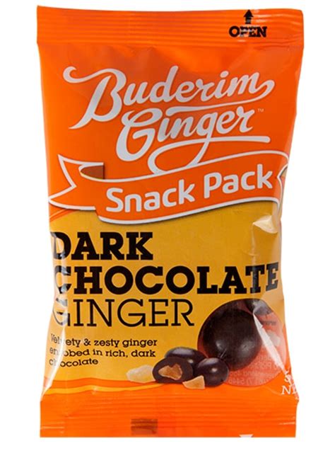 Dark Chocolate Ginger Snack Pack 50g - Ginger Factory Shop