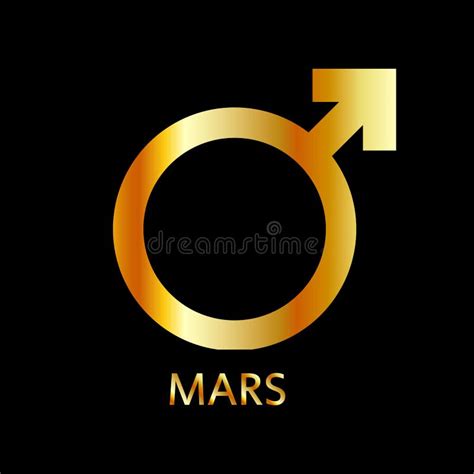 Astrology: planet MARS stock vector. Illustration of chevalier - 89017481