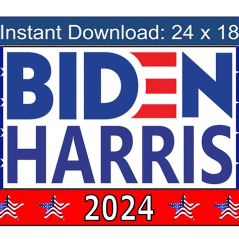 Biden Harris 2024 Yard Sign - Etsy