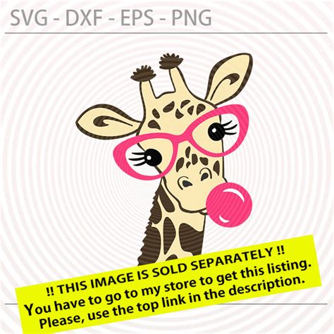 Giraffe Svg Giraffe Dxf Cute Funny Giraffe Svg Animals - Etsy