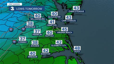 Patrick's First Warning Forecast: Freezing temperatures on the way