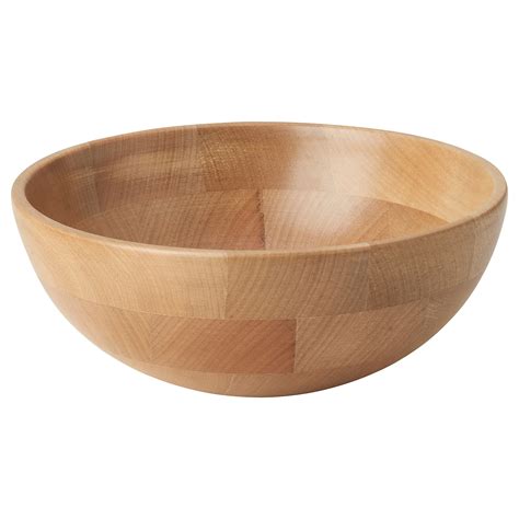 BYLSIG serving bowl, wood, 18 cm - IKEA