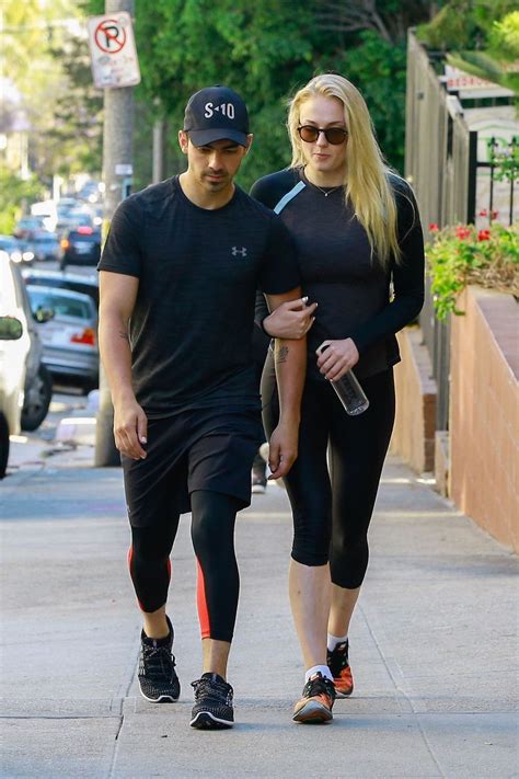 SOPHIE TURNER and Joe Jonas Out Hiking at Runyon Canyon Park in ...