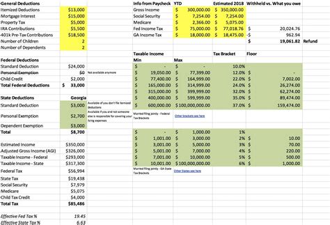 2023 Income Tax Calculator Excel - Printable Forms Free Online