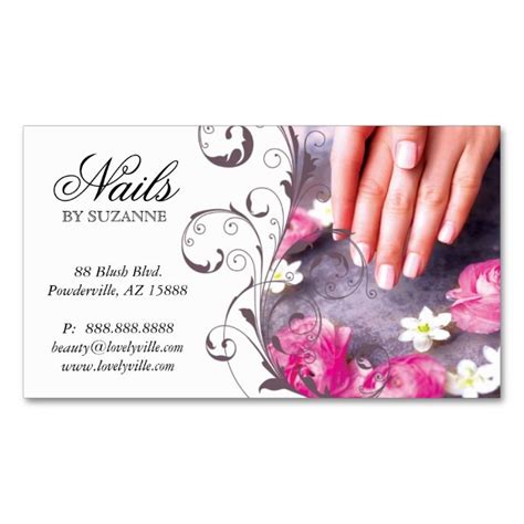 1938 best images about Nail Technician Business Cards on Pinterest | Floral patterns, Green ...