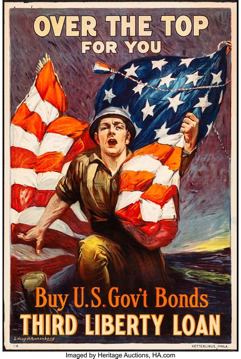 World War I Propaganda (United States Government, 1918). Third | Lot ...