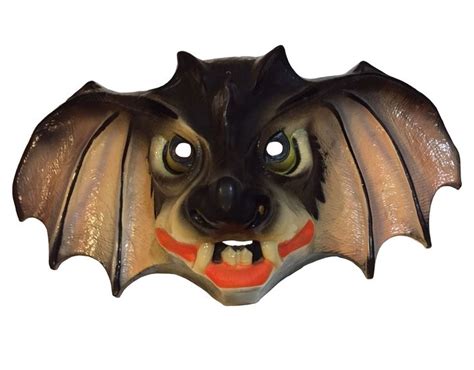 Bat Dracula Vampire Manbat - plastic Halloween mask -- made by Cesar in ...