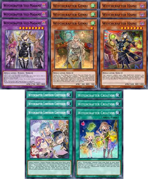 Witchcrafter Deck Core MAMA – Ygo Daily