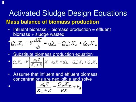 PPT - Activated Sludge Design (Complete Mix Reactor) PowerPoint Presentation - ID:1182904