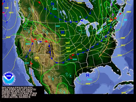 2. Weather Map Assignment - Earth Science