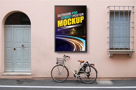 Street Poster Mockup - Mockup World