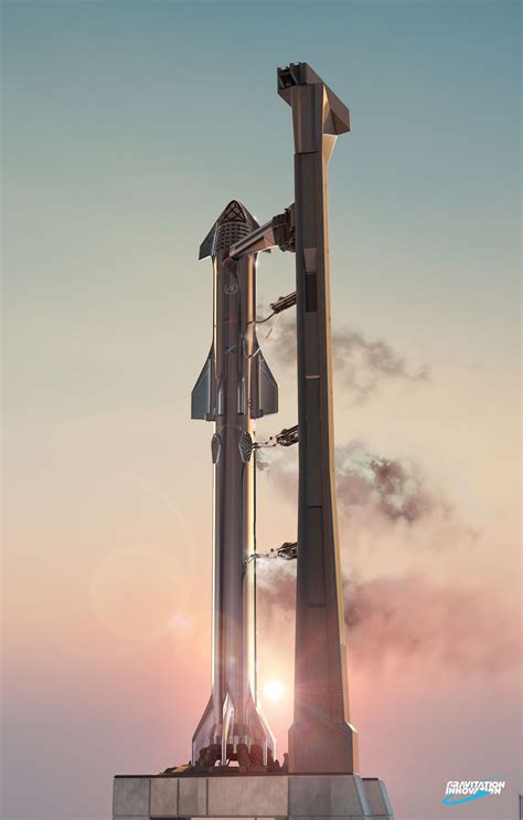 SpaceX Starship on launch pad by Gravitation Innovation | Spacex starship, Spacex, Starship