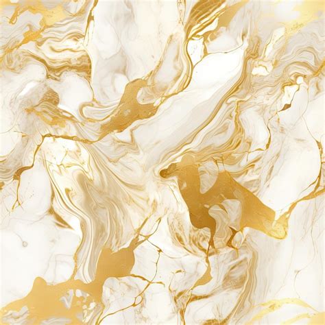 Premium Photo | Seamless Pattern Gold Marble