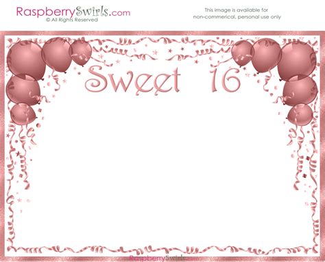 Candy Invitations For Sweet 16