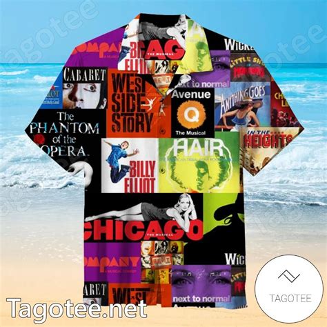 Broadway Musical Theater Poster Hawaiian Shirt - Tagotee