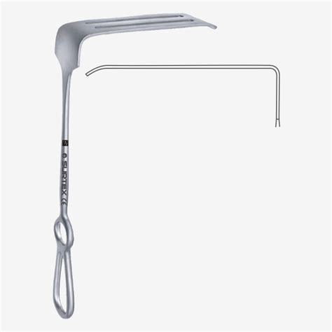 SURTEX® Sauerbruch Abdominal Retractor - Long L-Shaped Blade