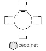 chair , Autocad blocks of chair in Ceco.net AutoCAD drawings library ...