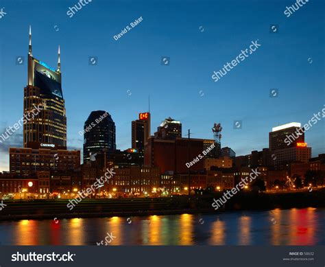 Nashville Skyline Night Stock Photo 58632 : Shutterstock