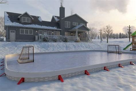 Backyard Ice Hockey Rinks – Best Home Ice Skating Rink Kits – EZ ICE | Backyard ice rink ...