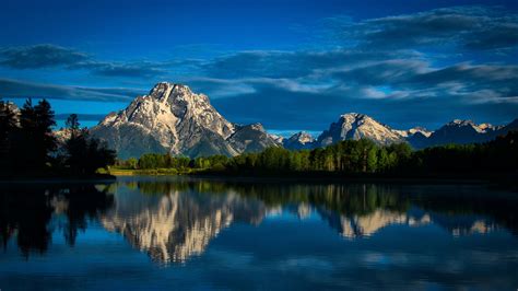 Beautiful Scenery Landscape View Of Rocks Mountains Green Trees Forest ...