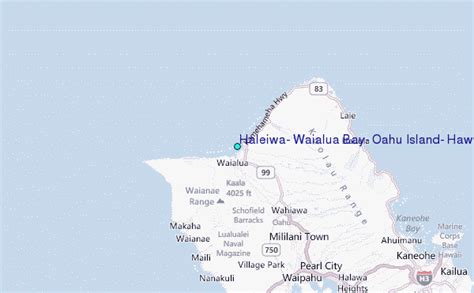 Haleiwa, Waialua Bay, Oahu Island, Hawaii Tide Station Location Guide