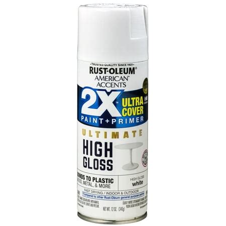 Rust-Oleum American Accents Ultra Cover 2X Ultimate High Gloss White ...