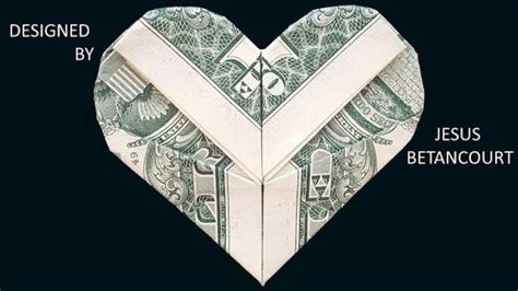 money origami heart easy | Money origami heart, Money origami, Money origami tutorial