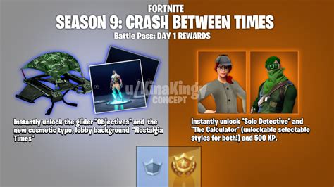 Fortnite: Season 9 Battle Pass | Day 1 Rewards (Concept) : r/FortNiteBR