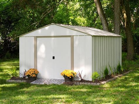 Arrow Oakbrook Shed 10x14 OB1014-C1 Storage Shelter Galvanized Steel | eBay