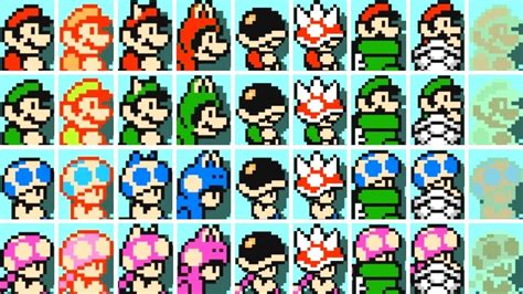 Super Mario Bros Clipart Mario Pixels 8-bit Vector | lupon.gov.ph