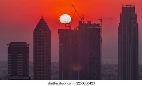 Skyline Modern Architecture Dubai Business Bay Stock Photo 2261661249 ...