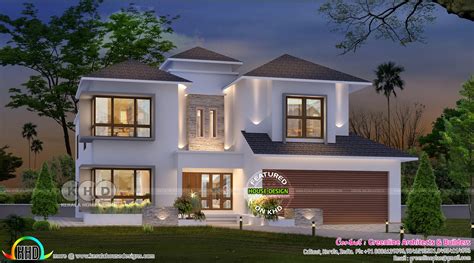 USA home design from Kerala - Kerala Home Design and Floor Plans - 9K+ Dream Houses