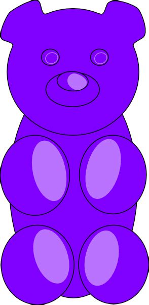 Gummy Bear Outline Clip Art at Clker.com - vector clip art online, royalty free & public domain