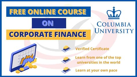 Free Online Course on Finance (Verified Certificate) | Columbia University Online Course - YouTube