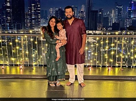 Happy Diwali 2020: Rohit Sharma Shares Adorable Picture With Family ...