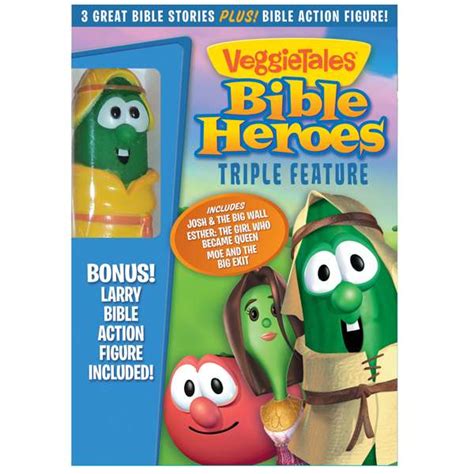 Bible Heroes Triple Feature DVD – VeggieTales