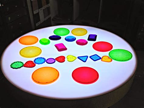 Kodo Kids Light Lab - Round Color Changing Light Table | Homeschool and Light Tables