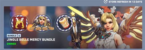 The Mercy players got to them - Jingle Belle Mercy is now in the shop! : r/Overwatch