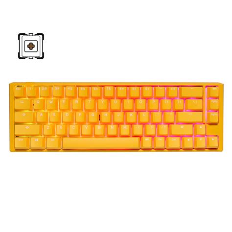 Game One - Ducky One 3 SF Yellow Ducky RGB Hotswappable Mechanical Keyboard [DKON2167ST ...