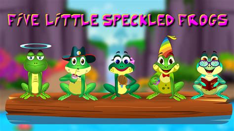 Sing along to kids' favorite traditional nursery rhyme, Five Little Speckled Frogs video and ...