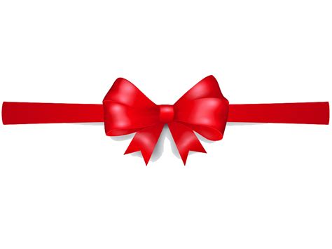 red bow 1 png transparent - Clipart World