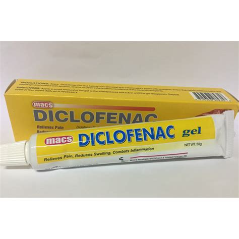 MACS DICLOFENAC GEL 50G (1 TUBE) - Supermed Pharmacy