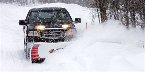 Light/Commercial Straight Blade Snowplow | Blizzard Snowplows